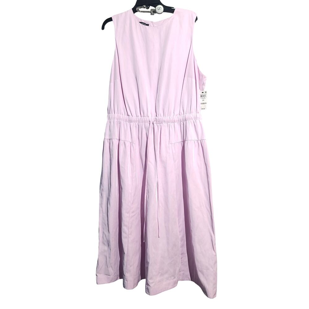 ALFANI Women's Dress Purple Lavender Sleeveless Drawstring-Waist NWT - Picture 2 of 5